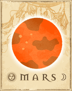 火星のイラスト