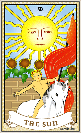 タロットカードの太陽