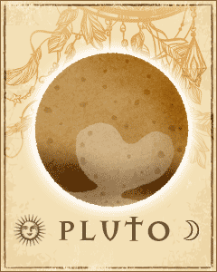 冥王星のイラスト
